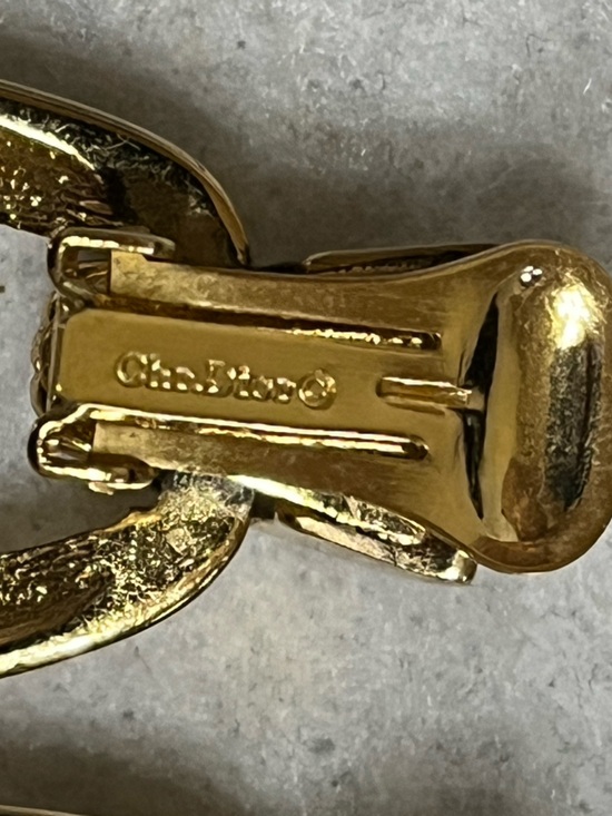 Christian Dior Vintage Clip On Earrings - Picture 8 of 14